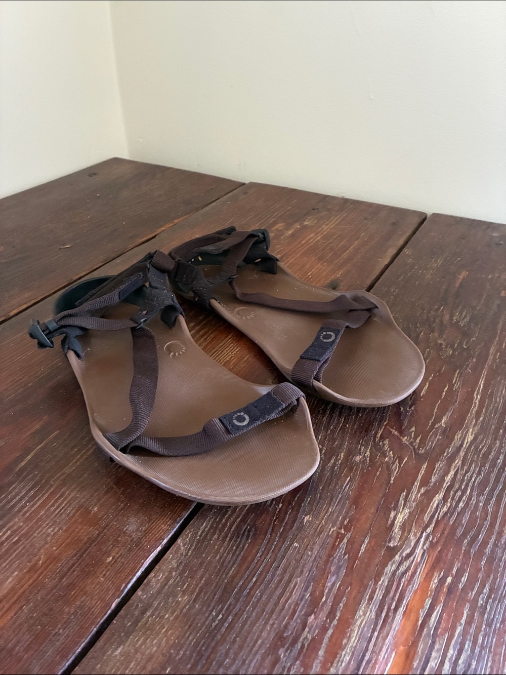 Xero Shoes size 7, brown and black